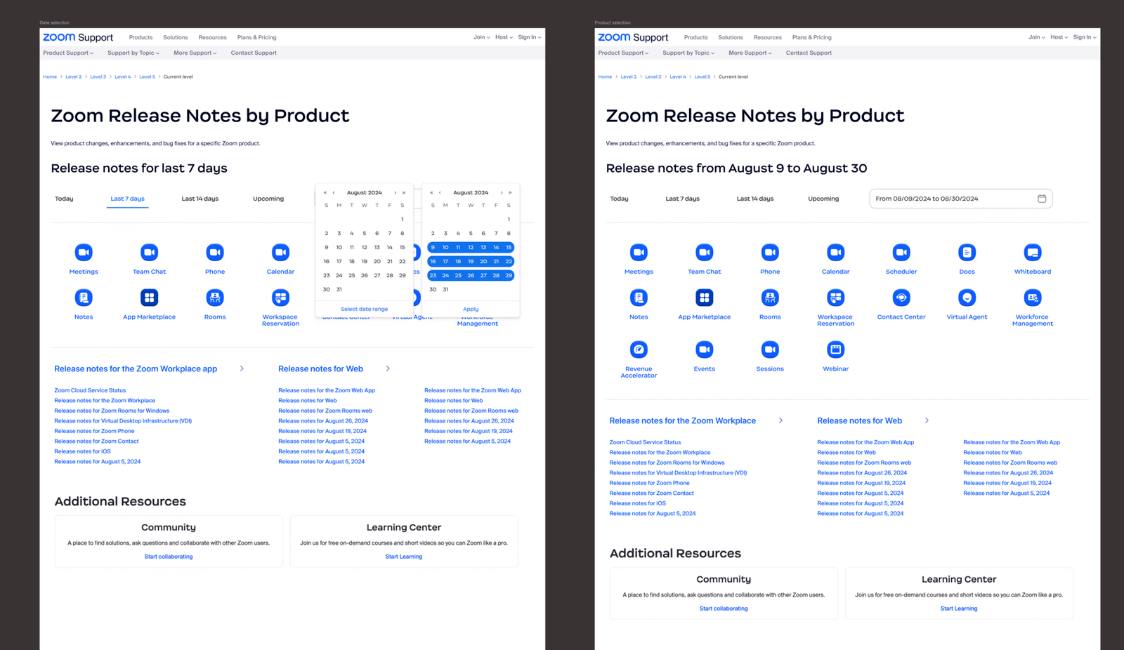 Zoom Release Notes by Products – Jun Osorio